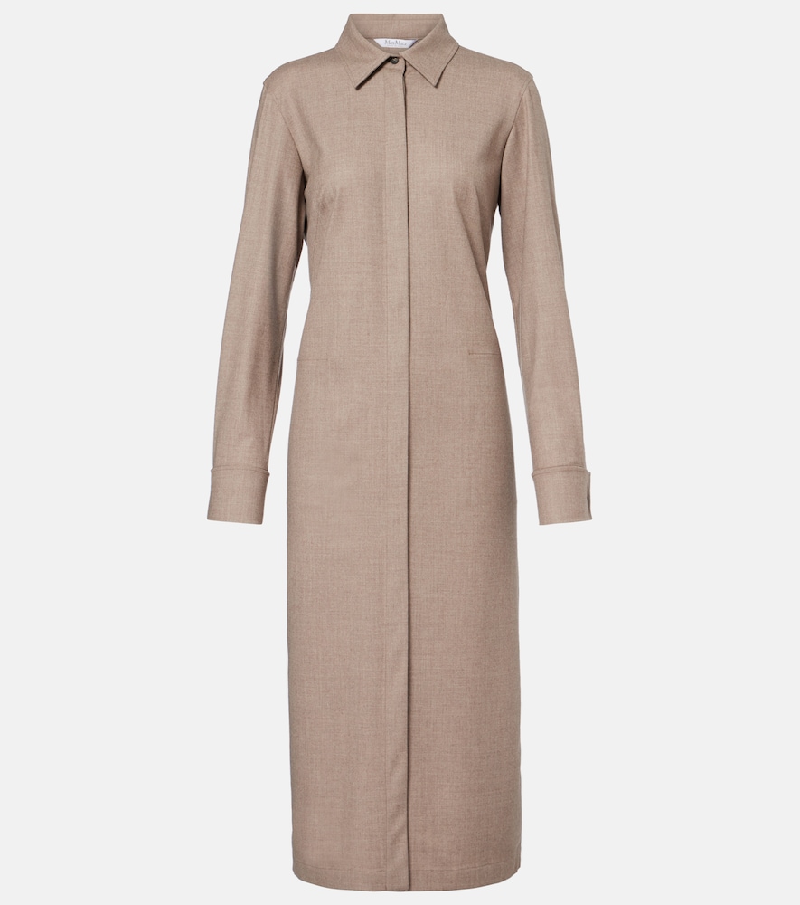Max Mara Pallino cashmere-blend shirt dress