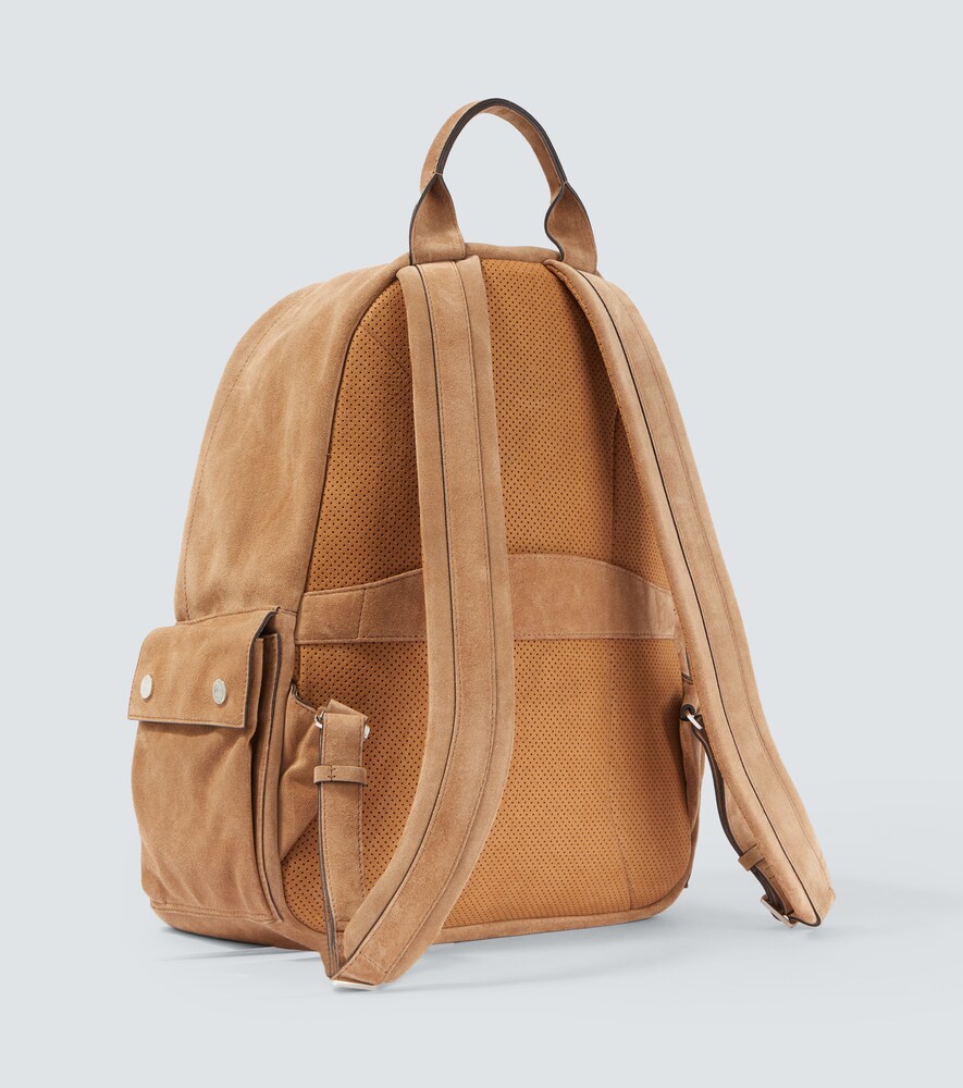  Brunello Cucinelli Brunello Cucinelli Suede Backpack 