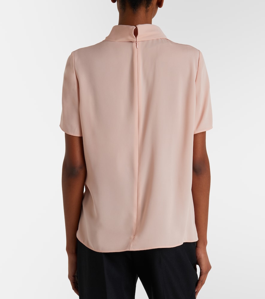  Valentino Valentino Top Aus Seiden-georgette 