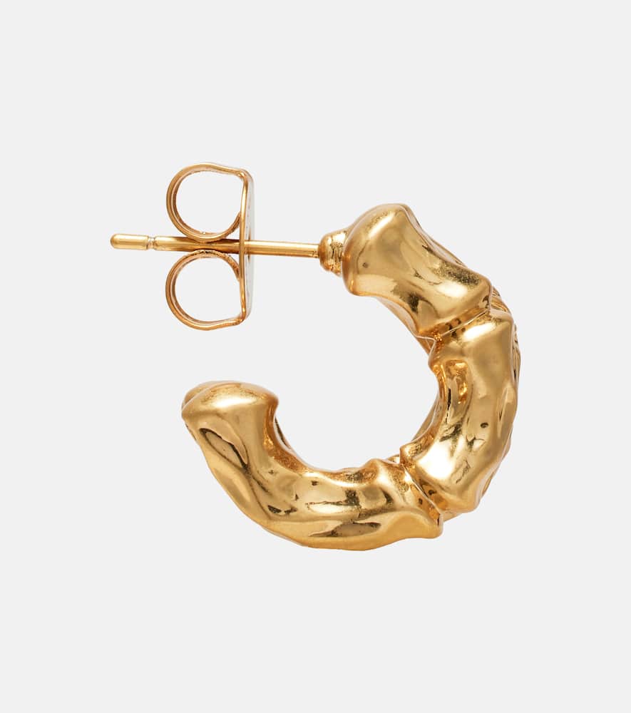 Zimmermann Wisp Mini Huggie Earrings In Gold