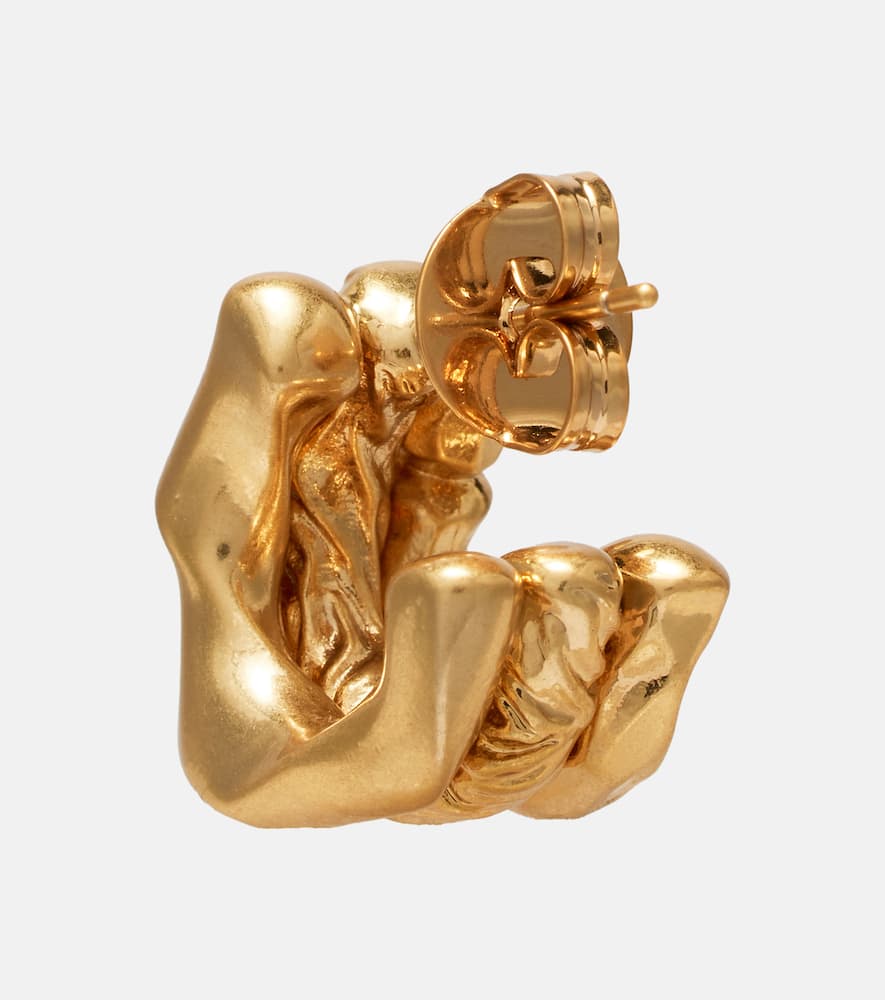 Zimmermann Wisp Mini Huggie Earrings In Gold