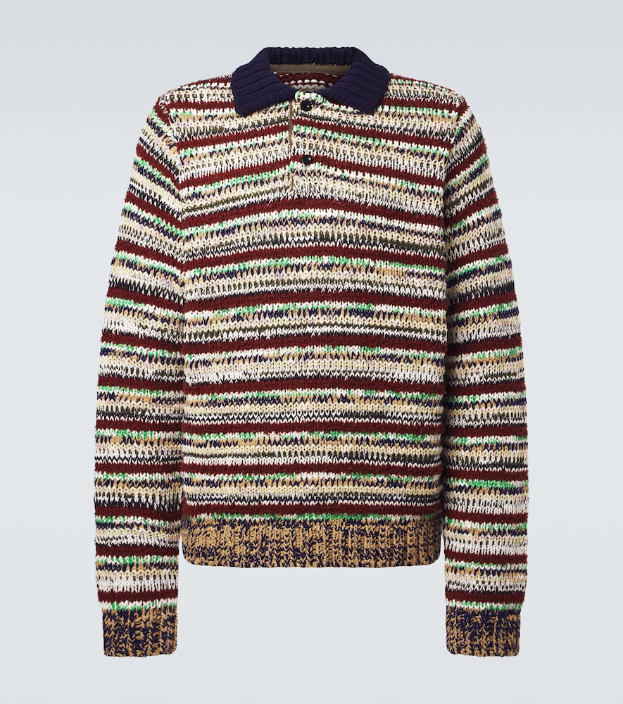 Sacai Polo ray en coton mlang 465 €