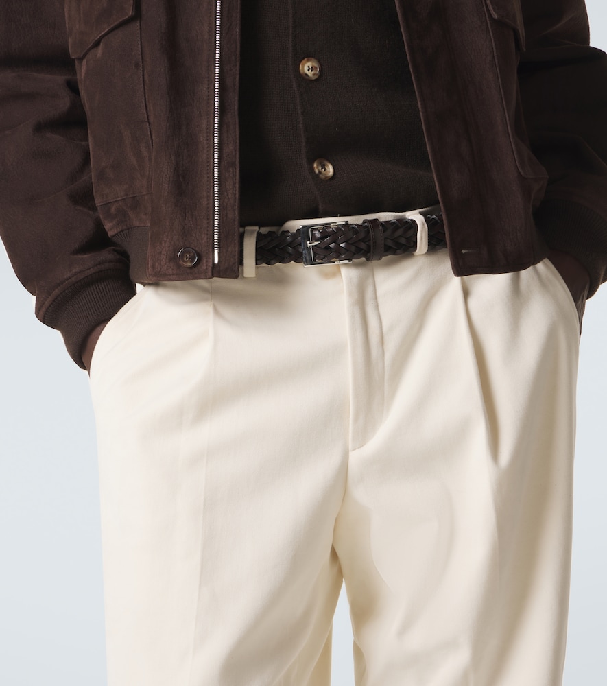  Lardini Lardini Braided Leather Belt 