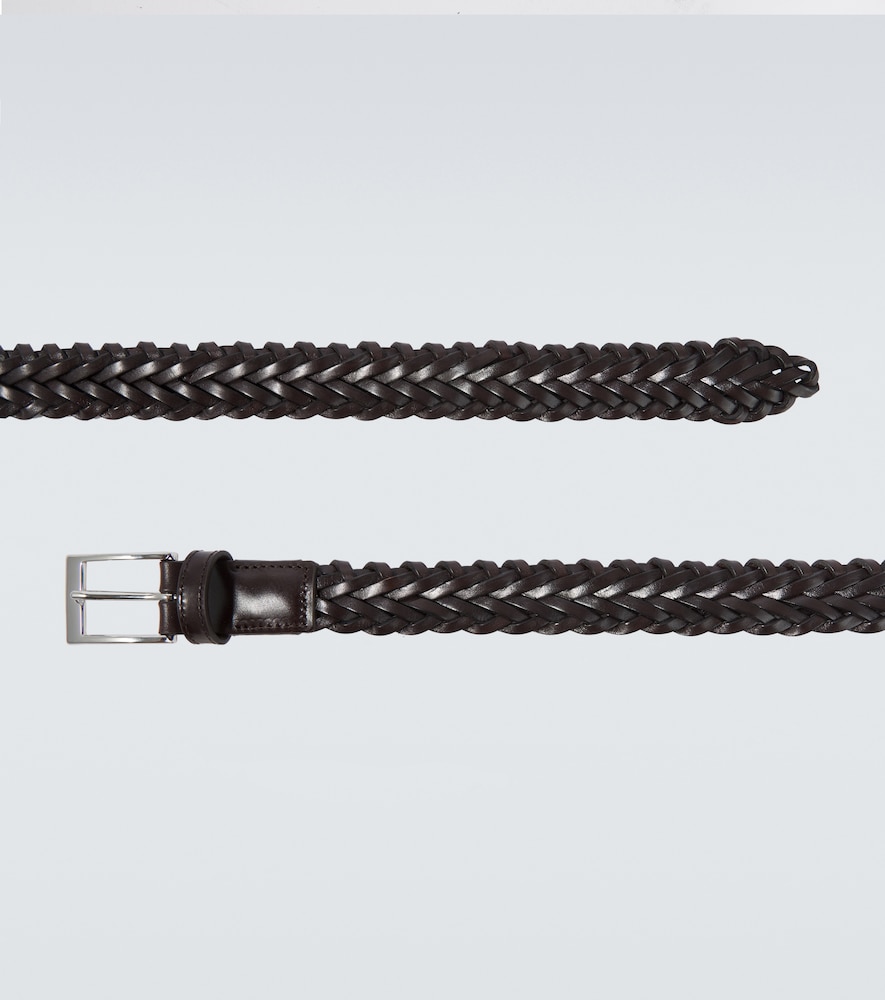  Lardini Lardini Braided Leather Belt 