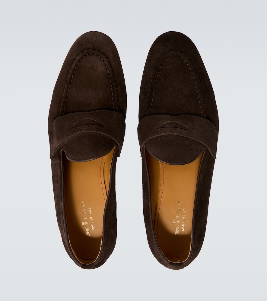  Kiton Kiton Loafers Aus Veloursleder 