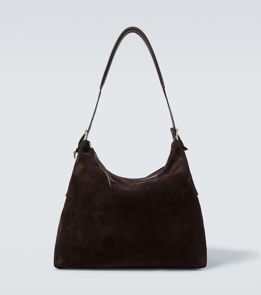 Lemaire Men's Brown Belted Suede Shoulder Bag - Mytheresa