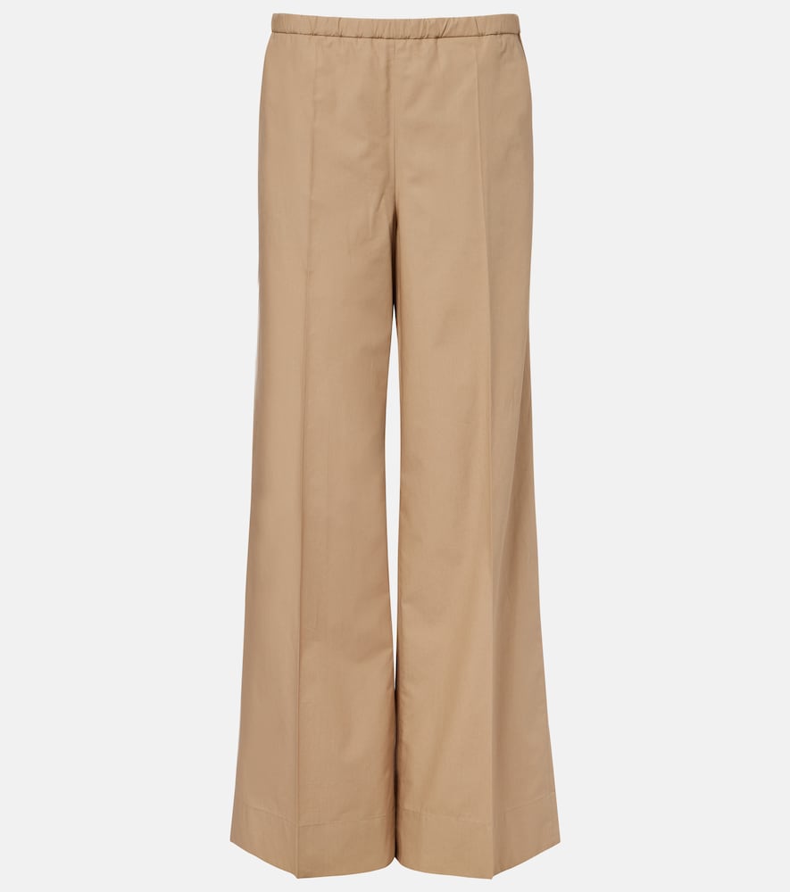 Moncler Cotton wide-leg pants