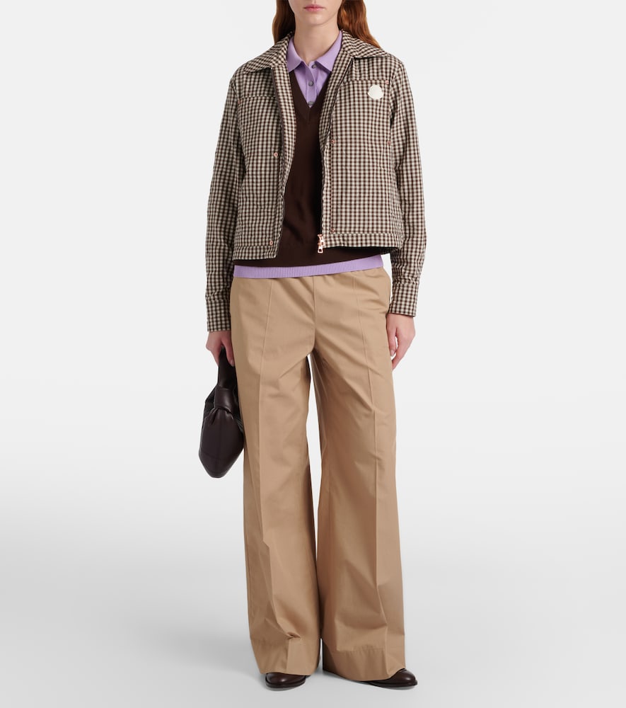  Moncler Moncler Cotton Wide-leg Pants 