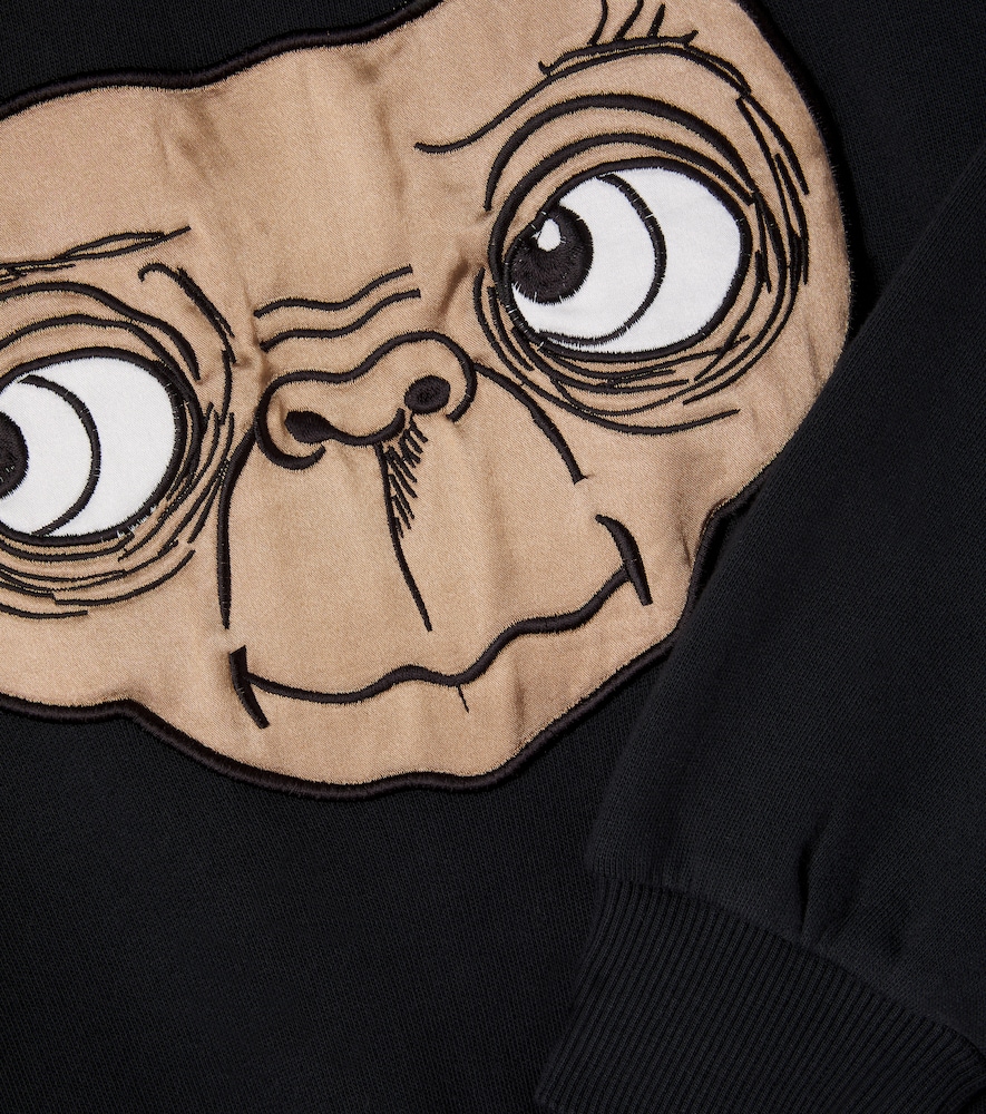  Mini Rodini Mini Rodini E.t. Patch-applique Cotton Sweatshirt 