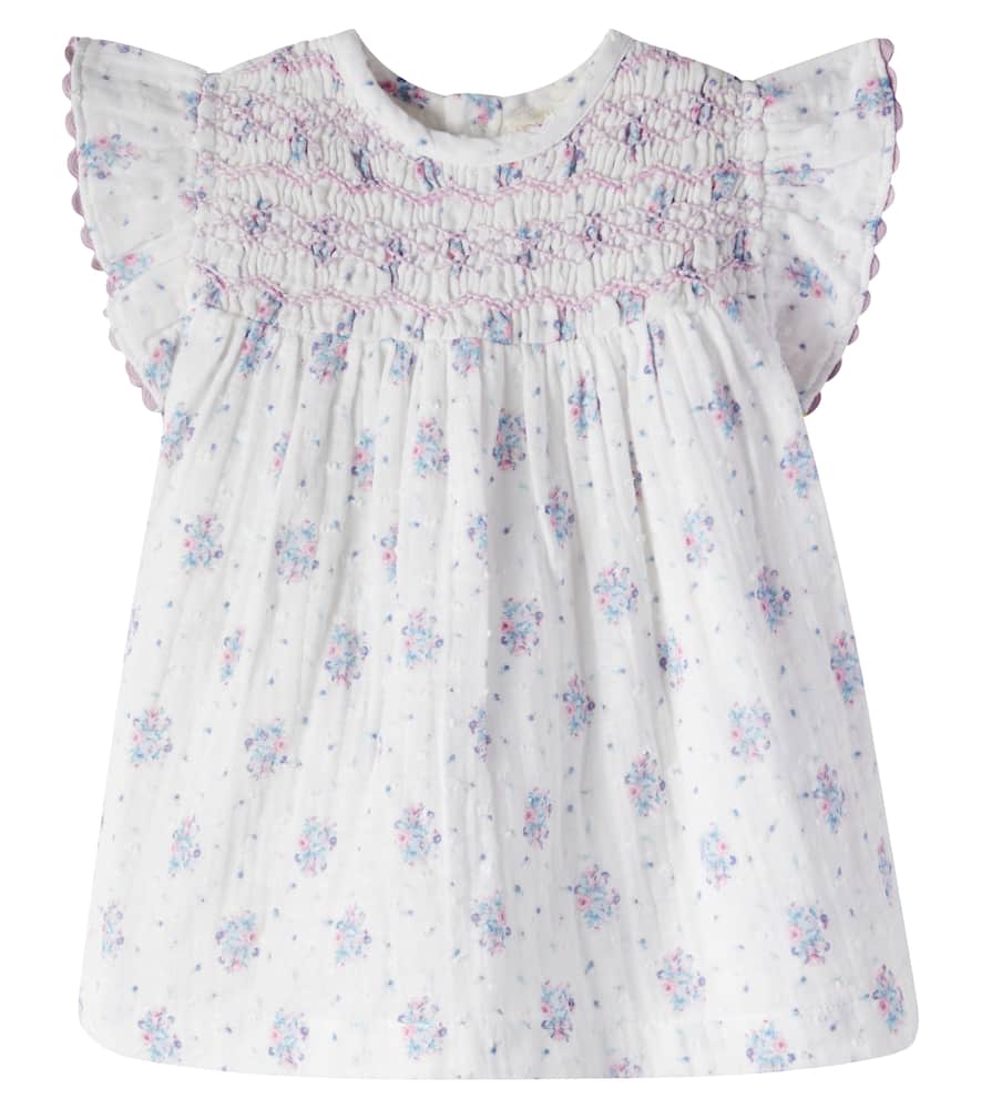 Louise Misha Baby Shanti Floral Cotton Gauze Dress