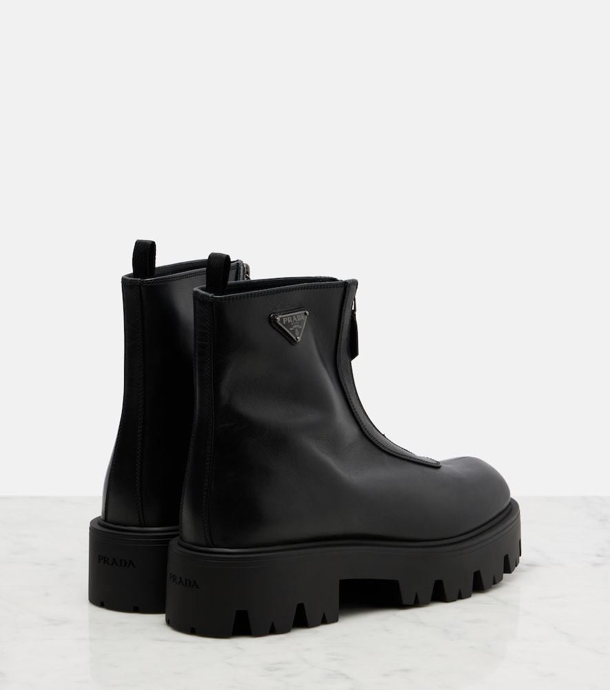  Prada Prada Ankle Boots Aus Leder 