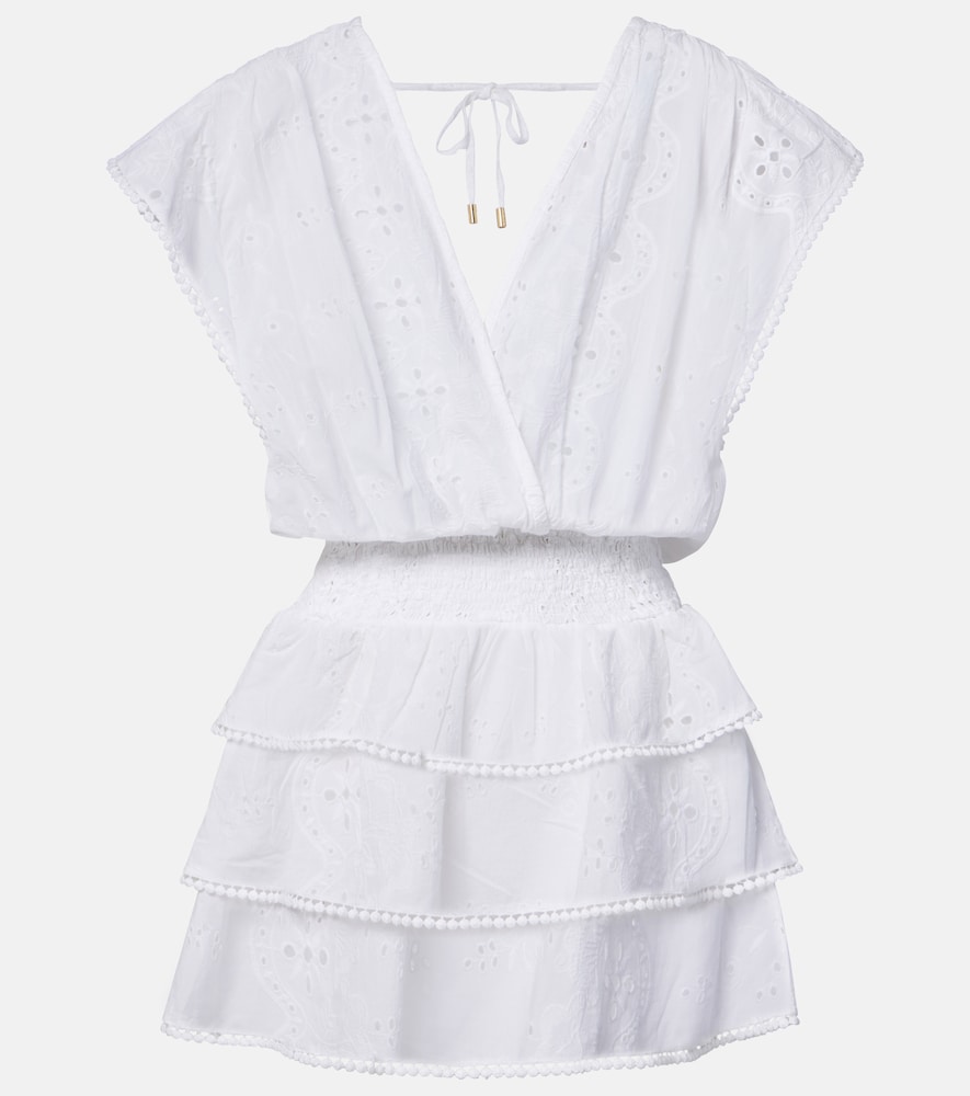 Melissa Odabash Jess Broderie Anglaise Cotton Minidress