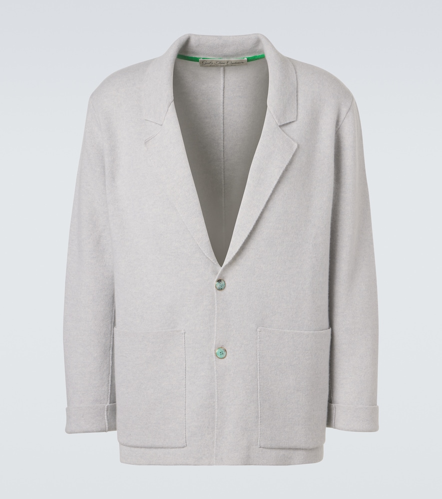 Blazer in cashmere con ametista