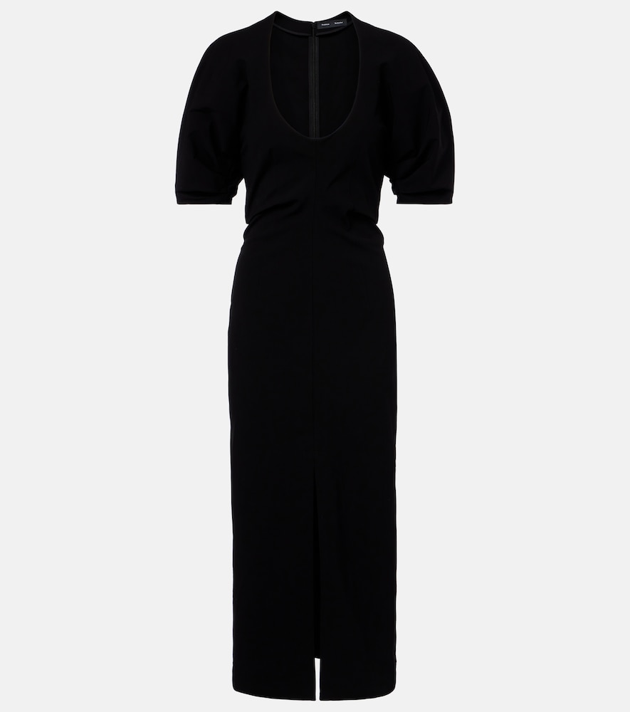 Abito midi Clarissa in misto cotone