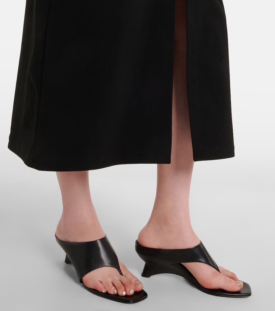 Clarissa Cotton-Blend Midi Dress