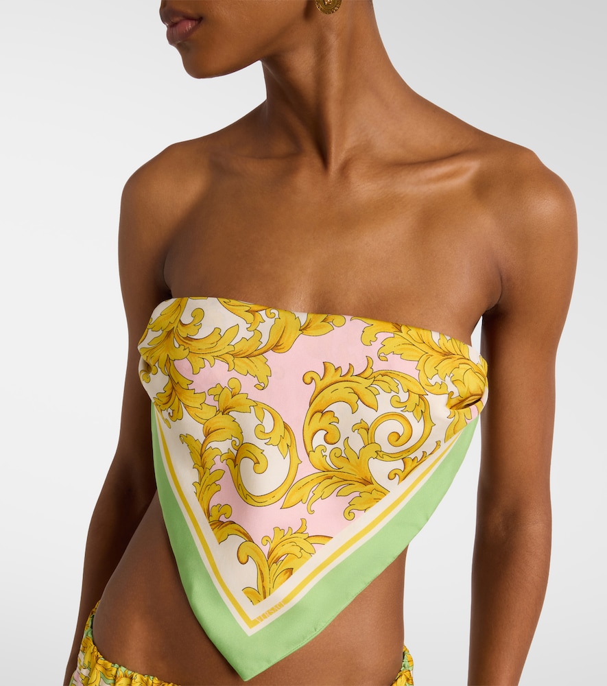 Twill Bandeau Top