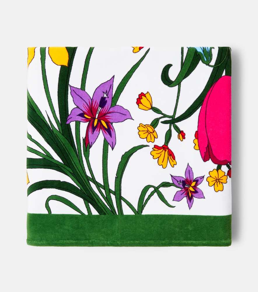 Gucci Unisex Multicoloured Flora Cotton Terry Beach Towel - Mytheresa