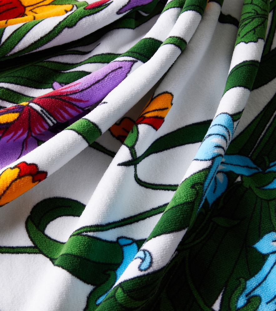  Gucci Gucci Gucci Flora Cotton Terry Beach Towel 