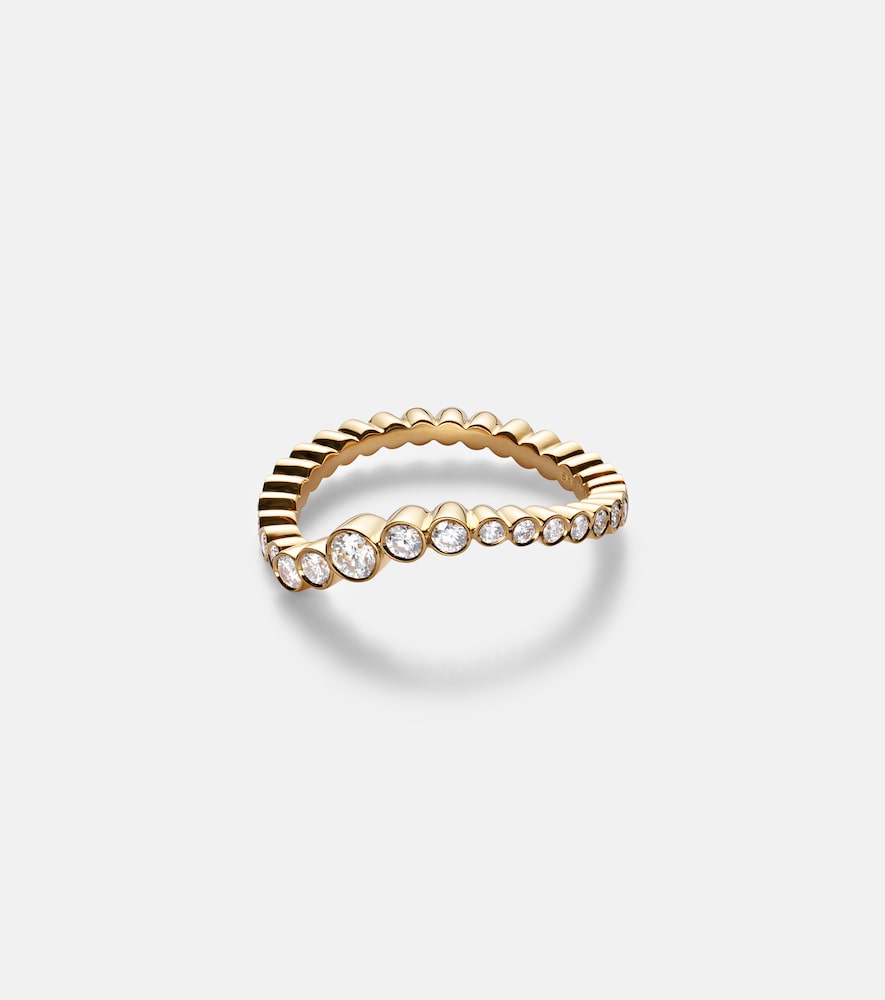 Sophie Bille Brahe Sky Classic 18kt gold ring with diamonds
