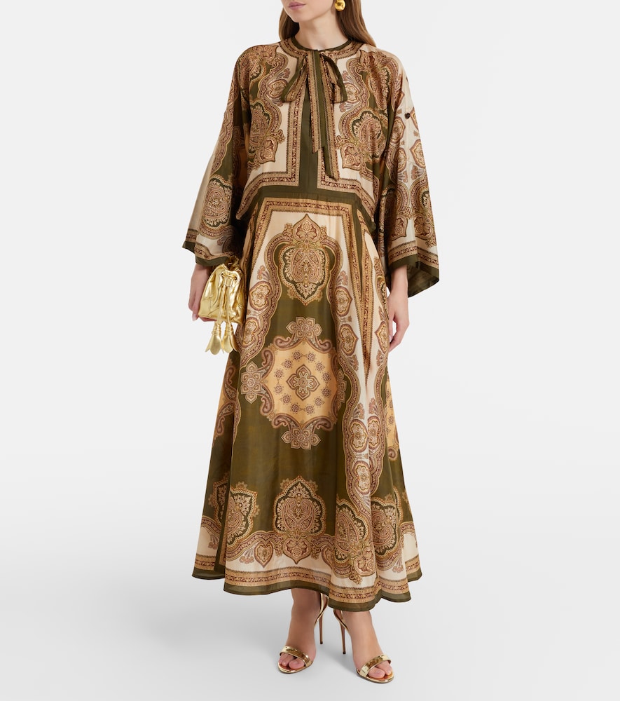 Zimmermann Mahon paisley silk midi dress