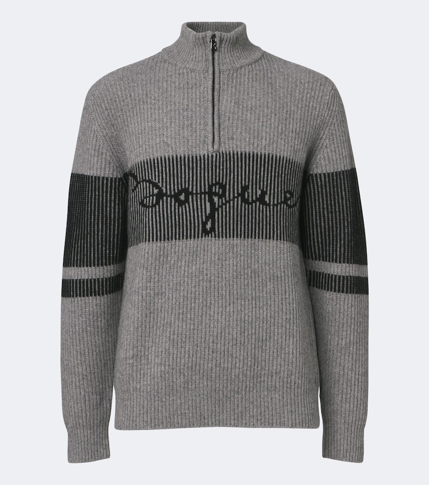 Loris Logo Yak Half-Zip Sweater