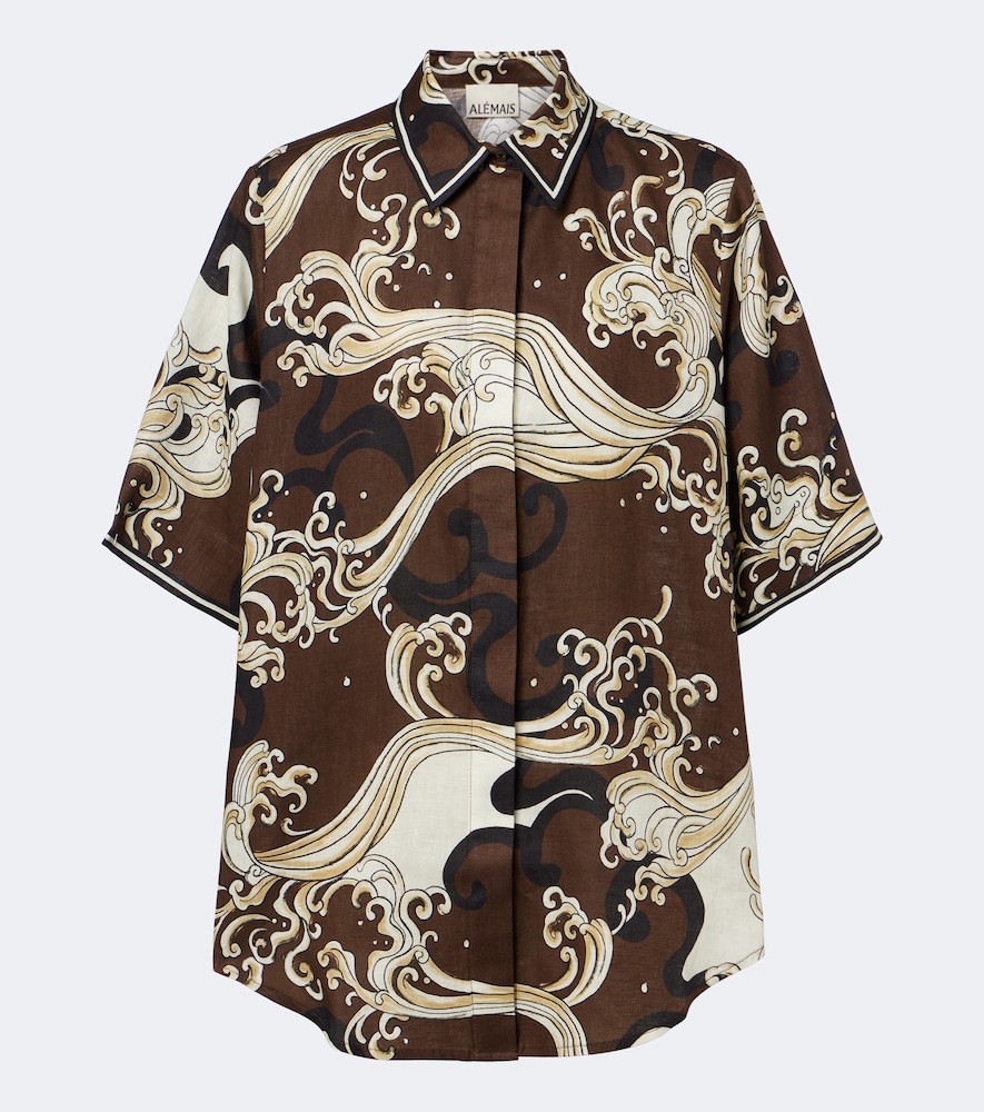 Alémais Otis Printed Oversized Shirt