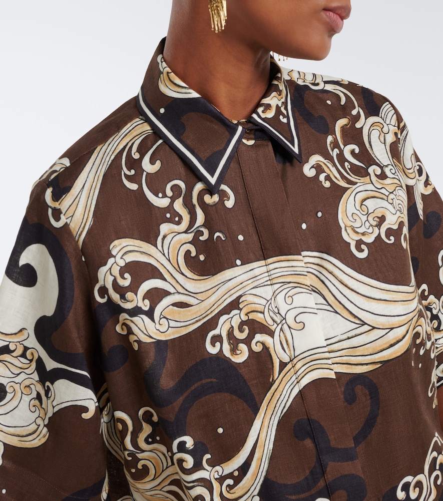 Alémais Otis Printed Oversized Shirt