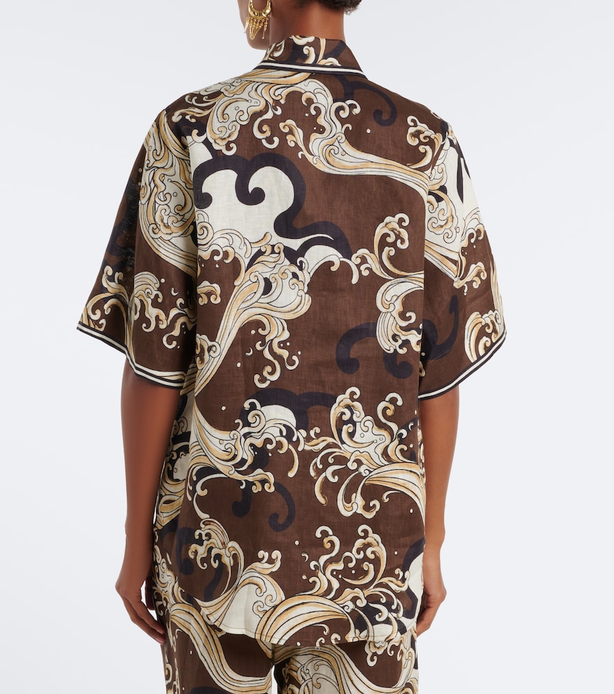 Alémais Otis Printed Oversized Shirt
