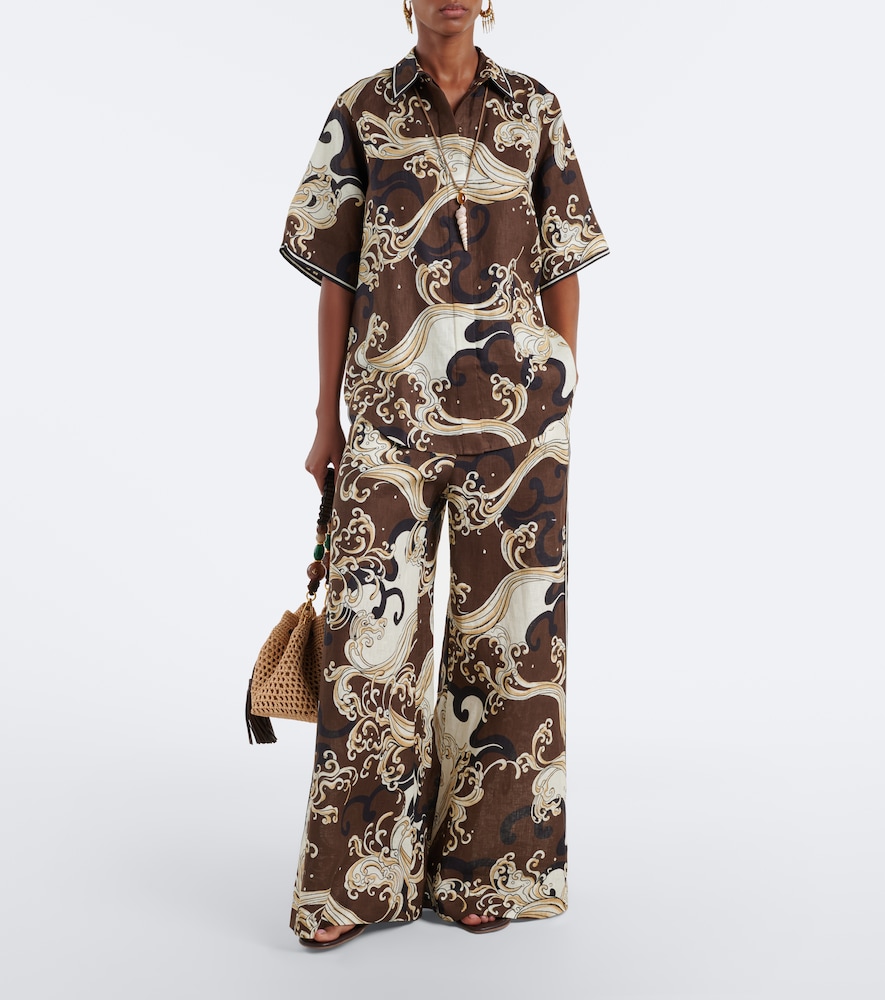 Alémais Otis Printed Oversized Shirt
