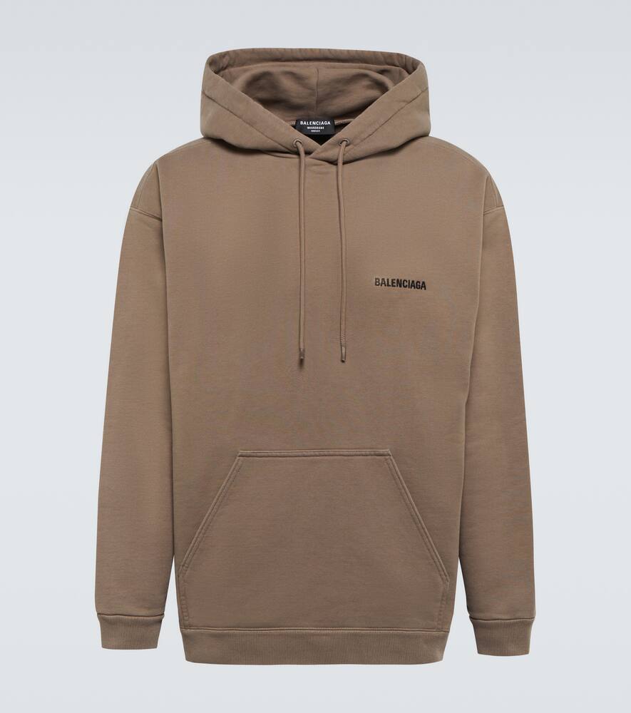Balenciaga Logo cotton hoodie