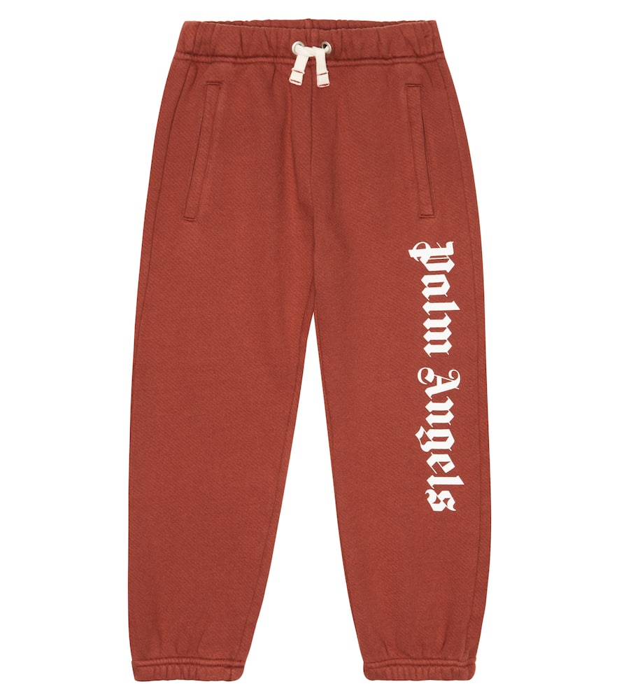 Palm Angels Kids Cotton jersey sweatpants