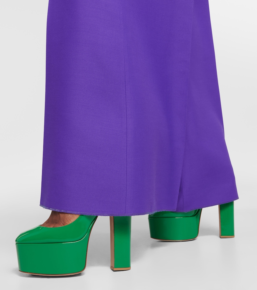 Garavani Tan-Go 155 Leather Platform Pumps