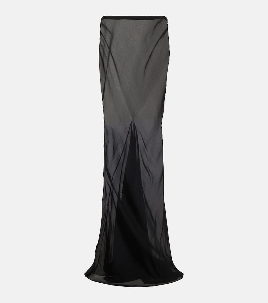 Ann Demeulemeester Silk maxi skirt