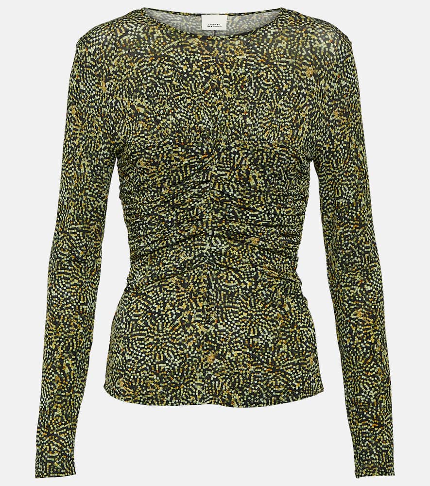 Isabel Marant Jalilagb draped jersey top