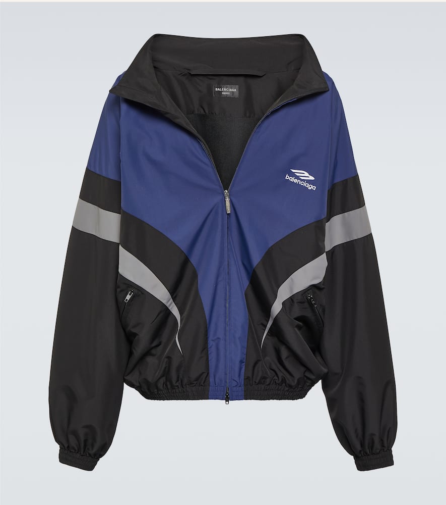 Balenciaga 3b Sports Icon Track Jacket In Multicoloured