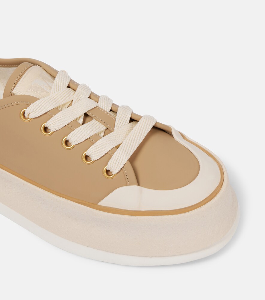  Max Mara Max Mara Plateau-sneakers Aus Leder 