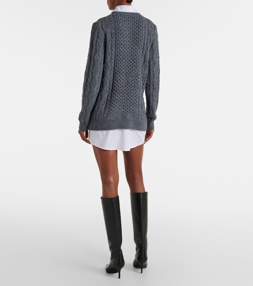  Staud Staud Aldrin Wool-blend Sweater Dress 