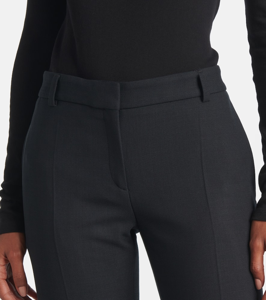 Totême Low-rise Slim Pants In Black