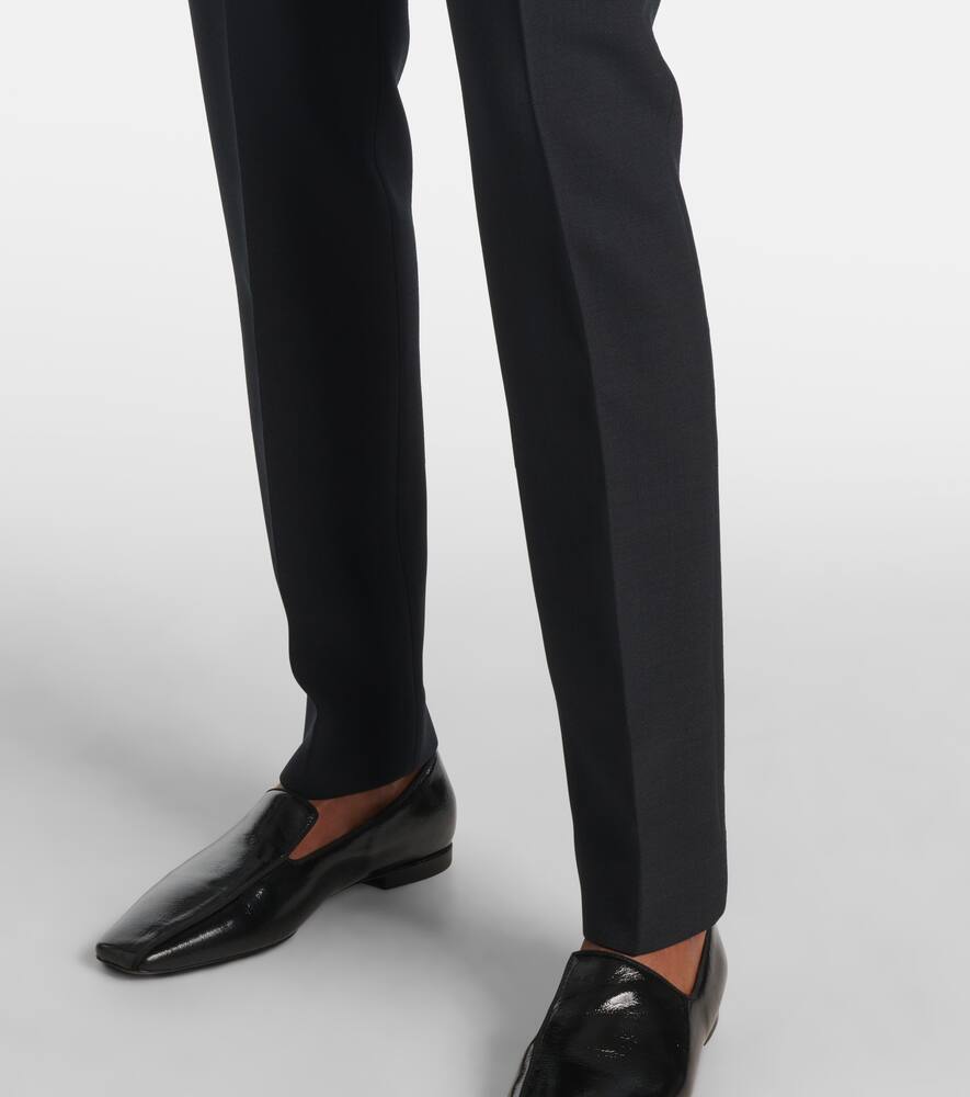 Totême Low-rise Slim Pants In Black