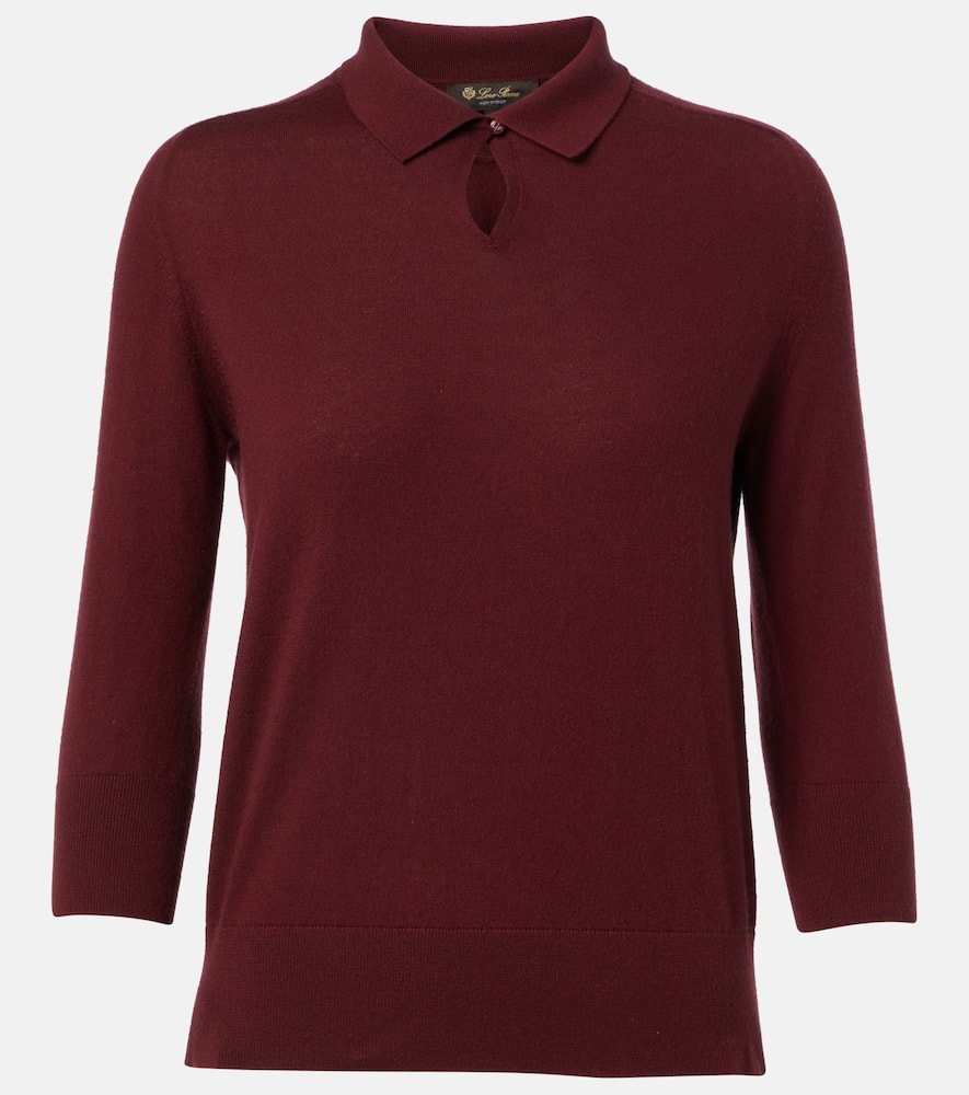 Cashmere polo shirt