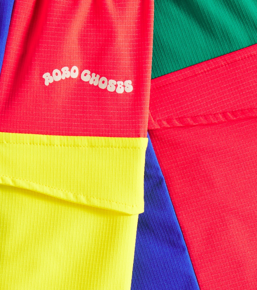Bobo Choses Multicolor Swim Shorts For Boy With Logo In Multicoloured