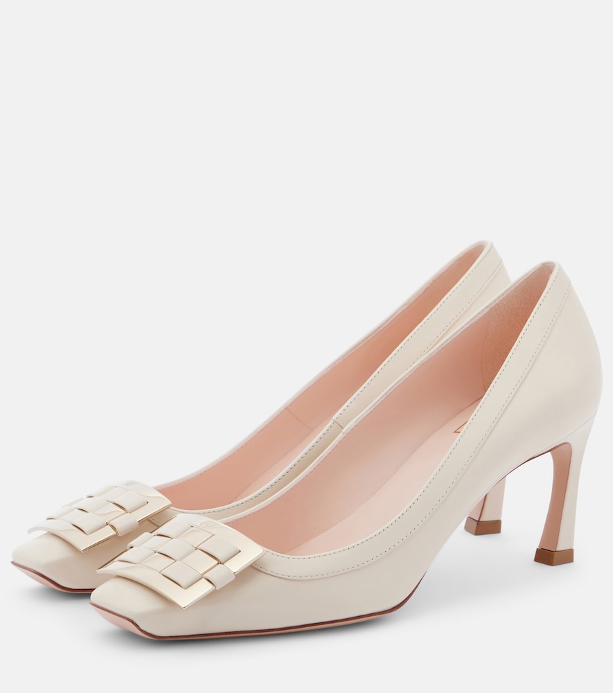  Roger Vivier Roger Vivier Trompette 70 Leather Pumps 