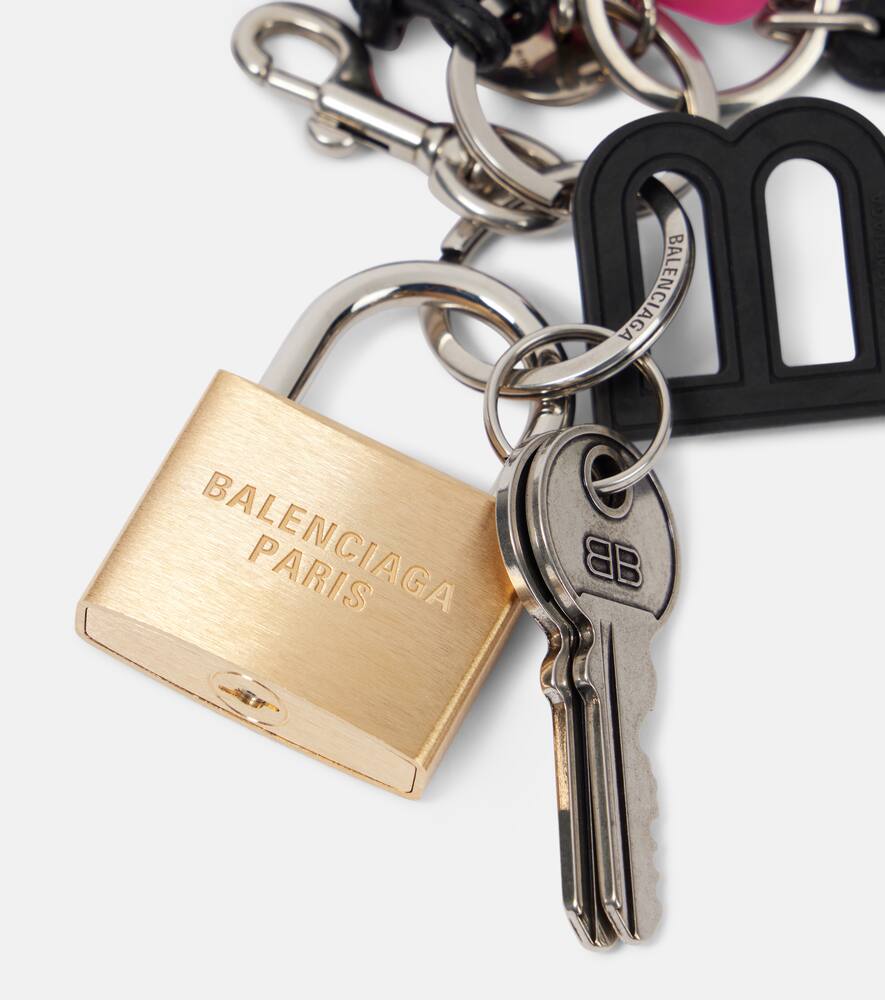 Balenciaga Slg Keyring In Multicoloured
