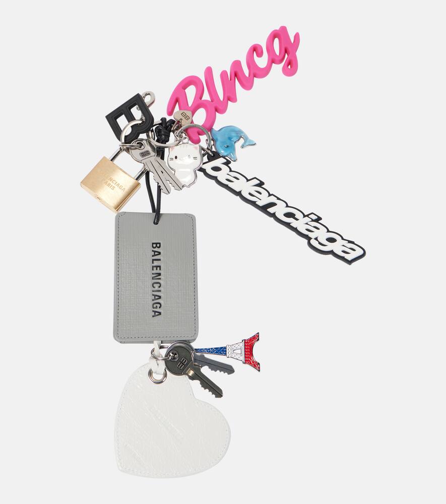 Balenciaga Slg Keyring In Multicoloured