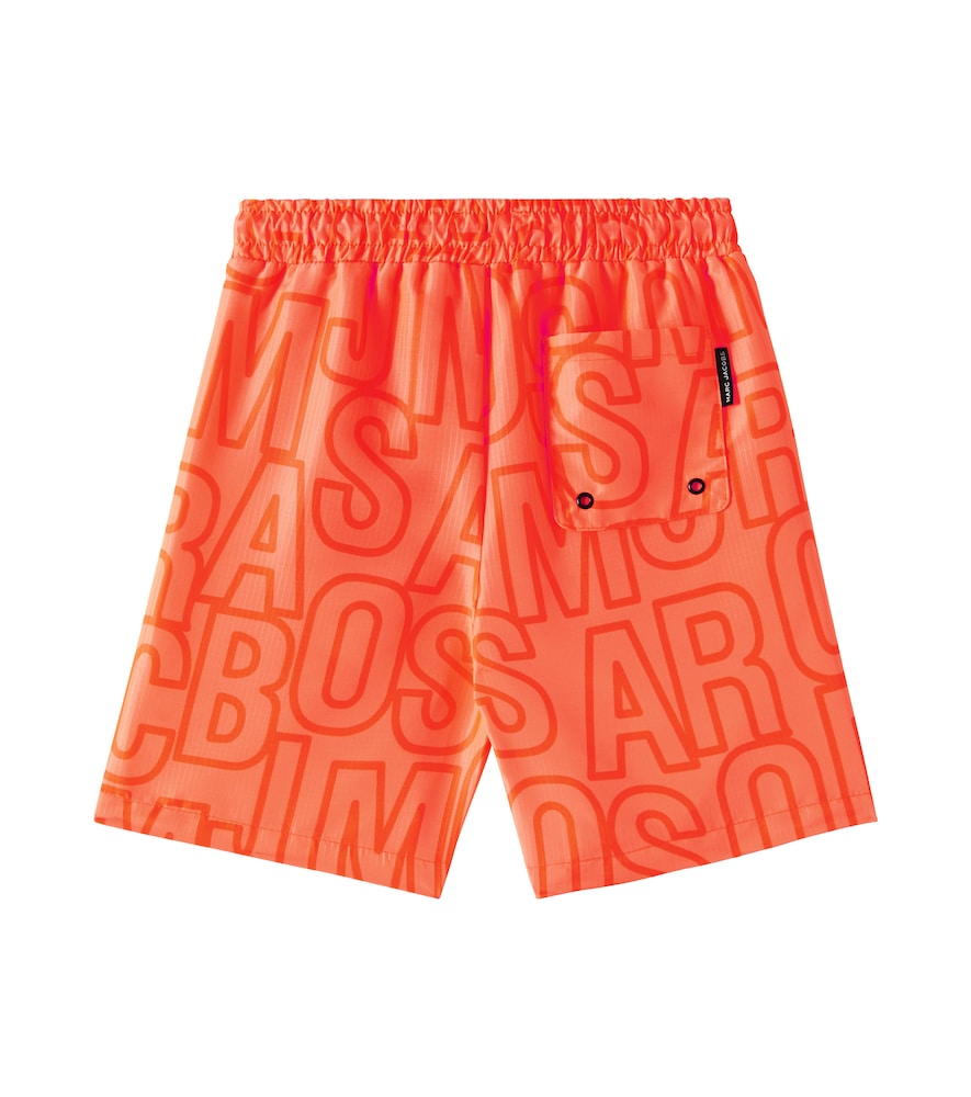  Marc Jacobs Kids Marc Jacobs Kids Logo Swim Trunks 