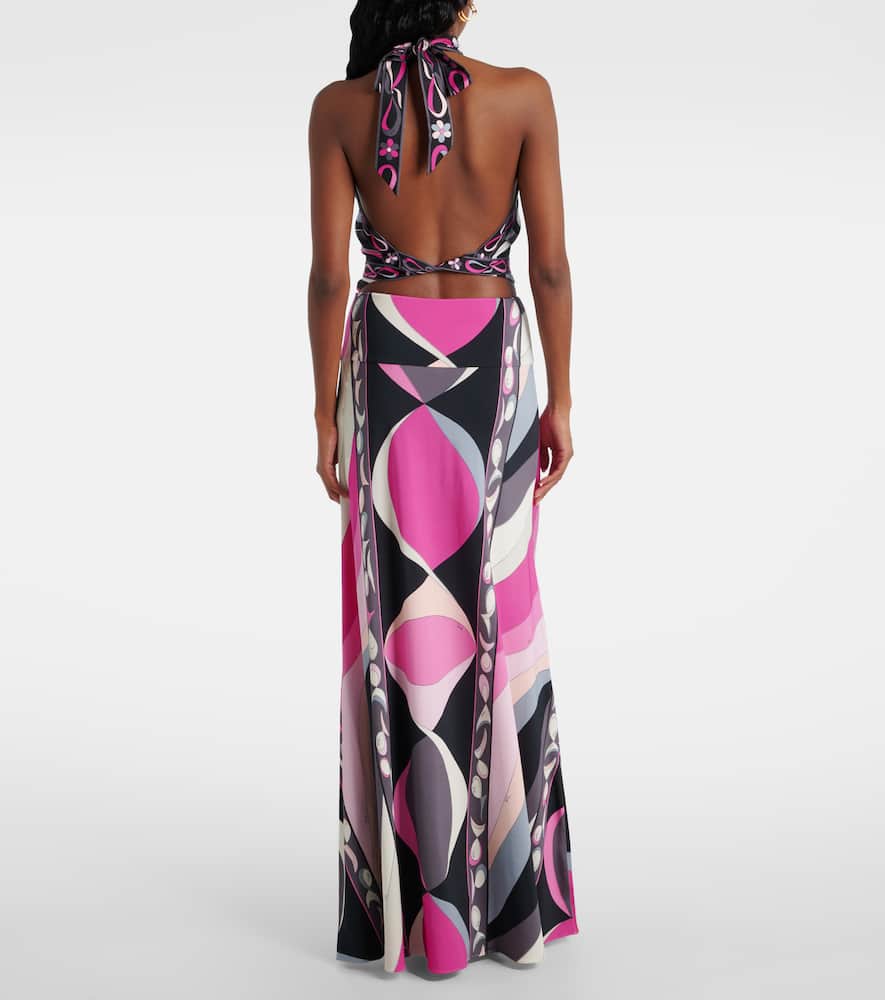 Pucci Knee Length And Midi Skirts In Black