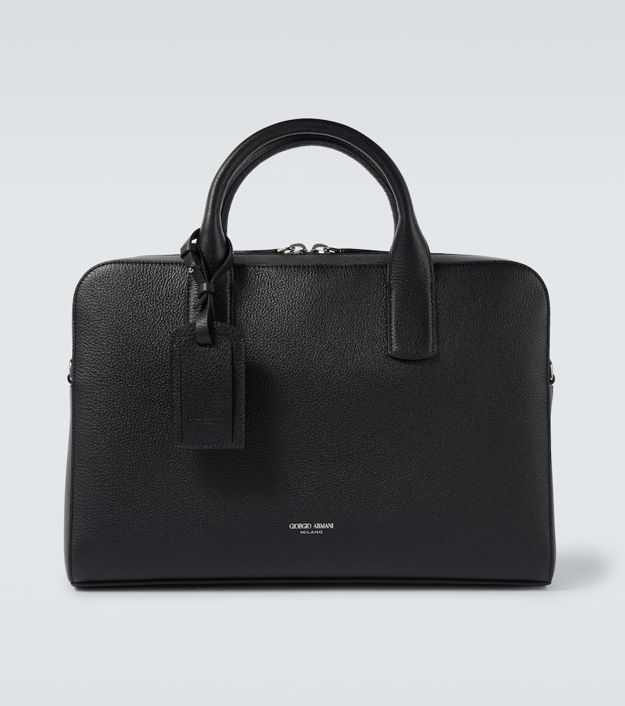 Leather briefcase