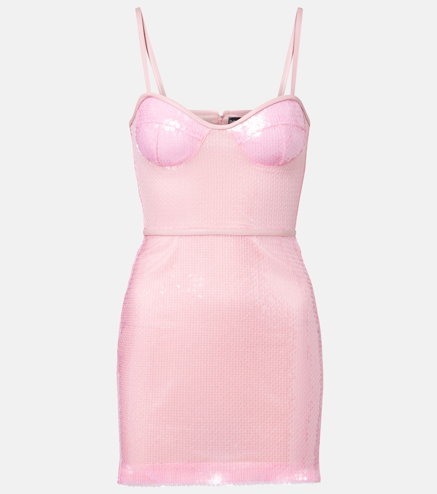 David Koma Sequined Minidress