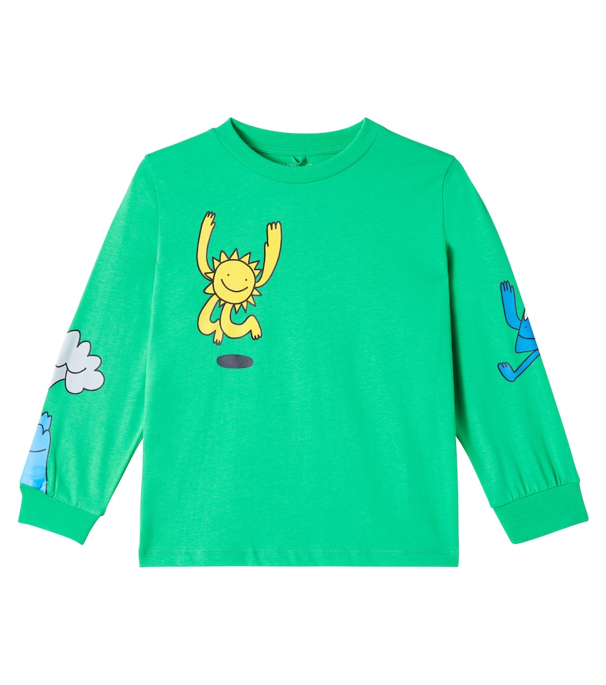 Stella McCartney Kids Printed cotton sweatshirt　ステラ マッカートニー キッズ プリント コットン スウェットシャツ Stella