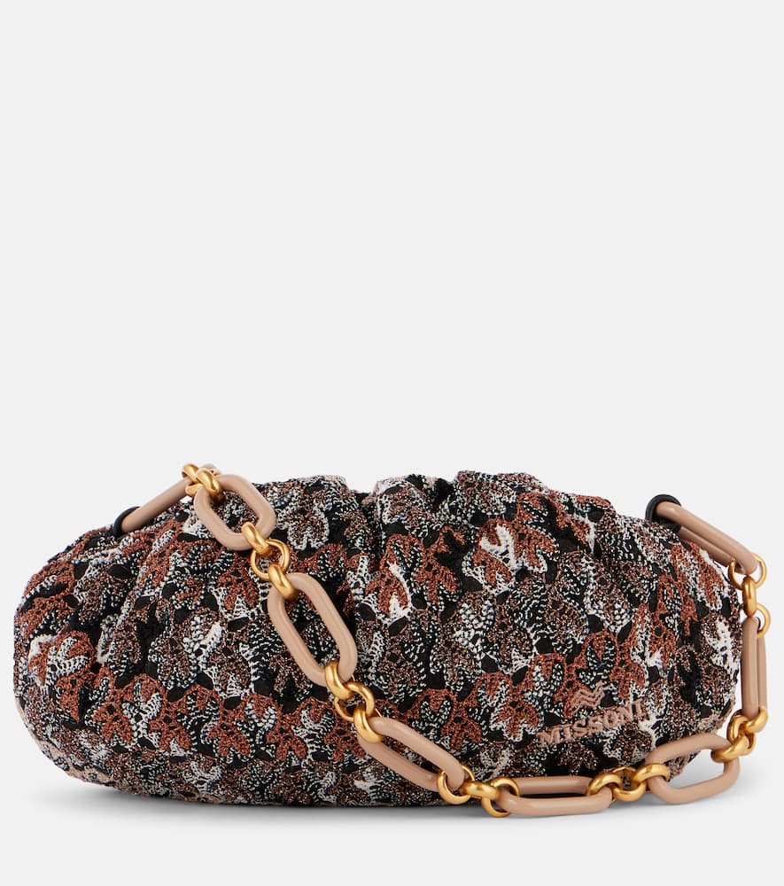 Missoni Medium Beaded Shoulder Bag In Multi